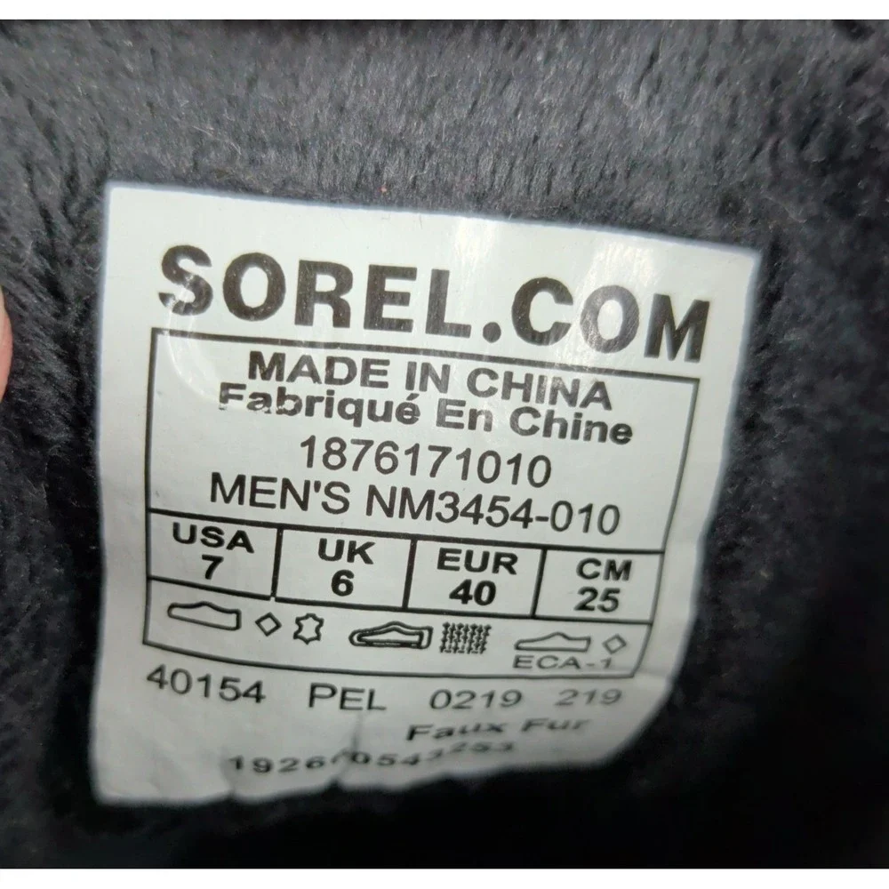 SOREL CHEYANNE METRO LACE WP Boots Black Suede NM3454 010